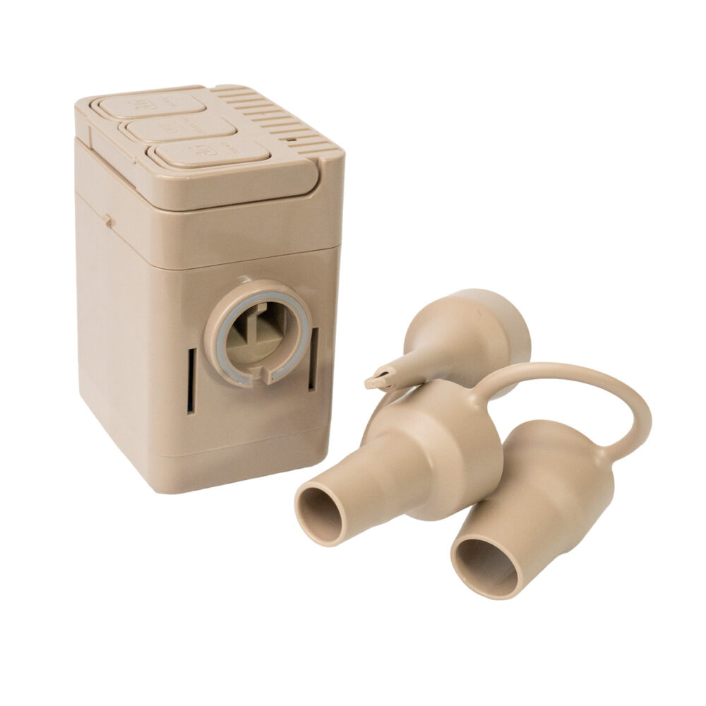 600069 INFLADOR SPINIT USB C ADAPTADOR-02 Inflador Spinit Eléctrico Recargable Con Cable Usb Mas 3 Picos Para Inflables Colchón