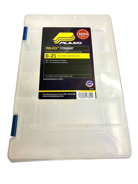 Caja Plano Organizadora De Pesca 3600 Prolatch 27x18x4,45 Cm