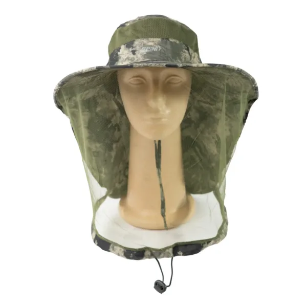 Sombrero Spinit Mosquitero Camuflado Uv 35 Pesca Camo