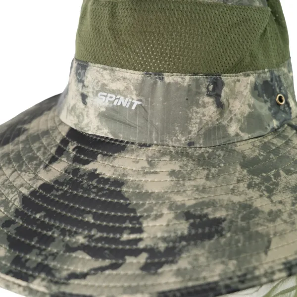 Sombrero Spinit Mosquitero Camuflado Uv 35 Pesca Camo
