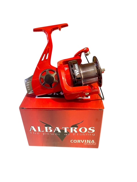 Reel Albatros Corvina 8000 4 Rulemanes 0,40mm/440m De Lance