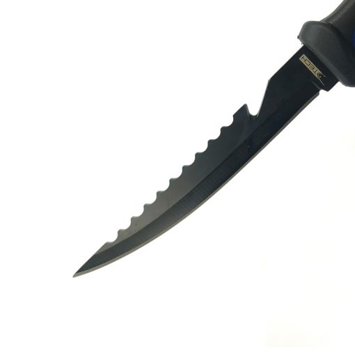 Cuchillo Filetero Tech Mango Goma Hoja 12 Cm Funda Rígida