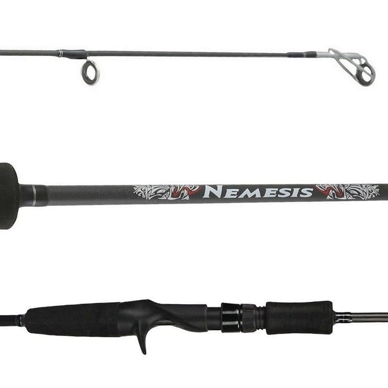 Caña De Pescar Okuma Nemesis 1,98 m En 2 tramos 8-17 lbs Bait Tararira