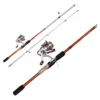 Combo Caña Y Reel Okuma Steeler Xp 1,65 m 2 Tramos 40g 15 lbs 3 Colores