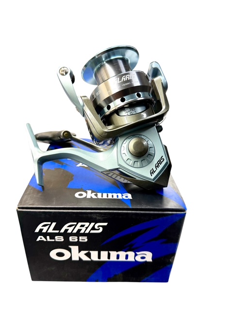 Reel Frontal Okuma Alaris ALS-65 14kg de Freno 4 Rulemanes 427g de Peso