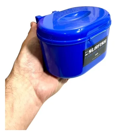 Caja De Pesca Lombricera Surfish Portacarnada Con Porta Cinto