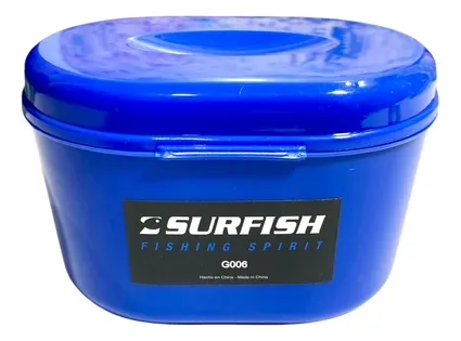 Caja De Pesca Lombricera Surfish Portacarnada Con Porta Cinto
