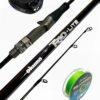 Combo Pesca Bait Caña Okuma Trio Lite + Reel + Multi