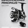 Reel Frontal Okuma Itx-2500h 8 Rulemanes Arrastre 8kg Relación 6.0:1