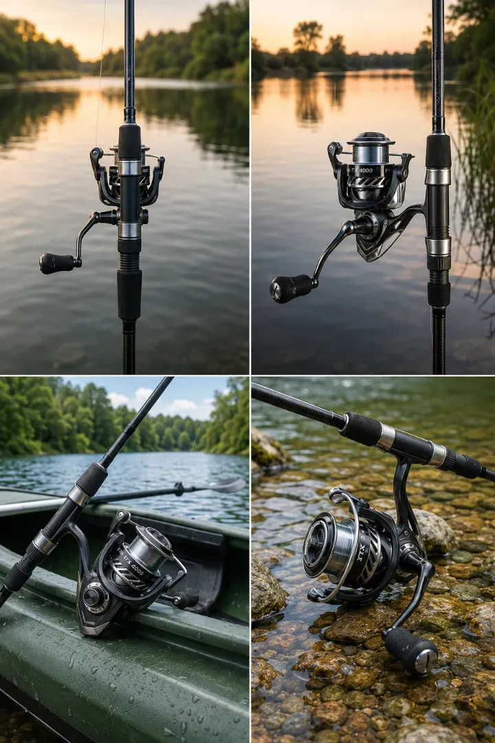 Reel Okuma Itx 4000 Spinning 10 Kilos De Freno 8 Rulemanes