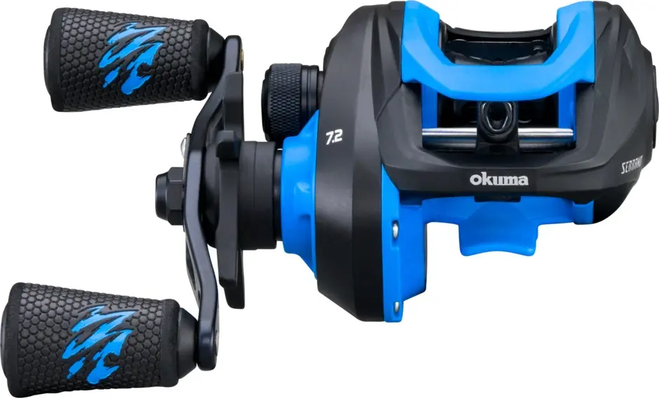 Reel Okuma Serrano Srn101h-a Bait Izquierdo 5kg Freno 7 Rulemanes