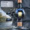 Reel Okuma Serrano Srn101h-a Bait Izquierdo 5kg Freno 7 Rulemanes
