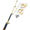 Combo De Pesca Variada Caña Albatros Telescópica 2,10m + Reel Spinit + Accesorios