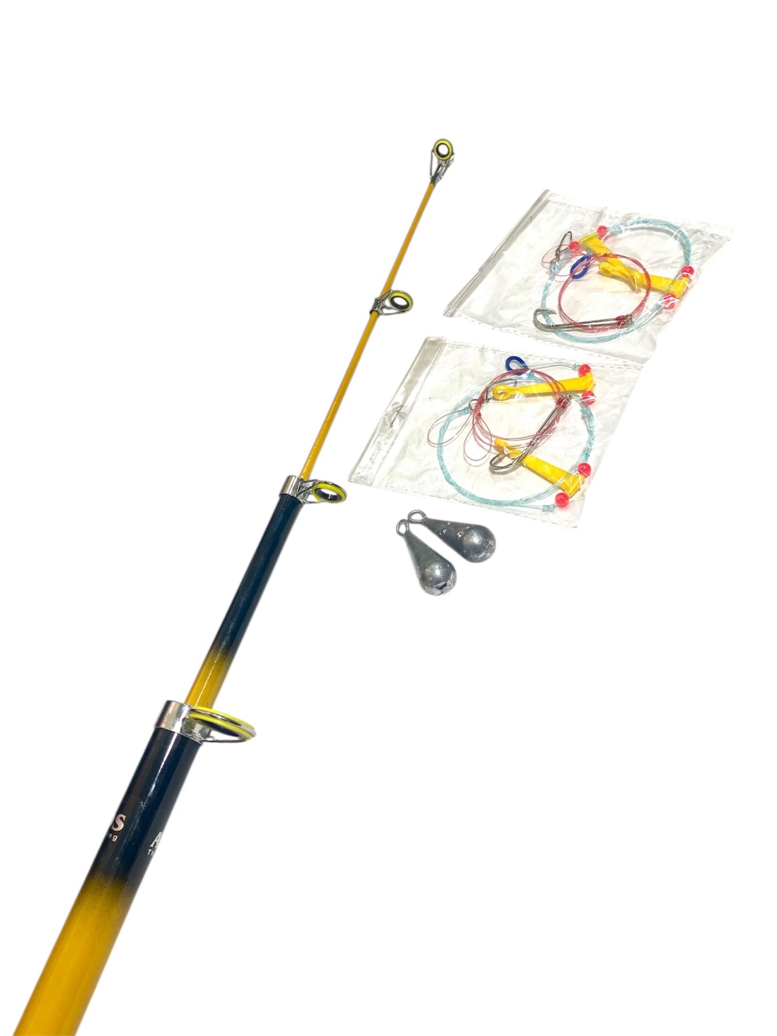 Combo De Pesca Variada Caña Albatros Telescópica 2,10m + Reel Spinit + Accesorios