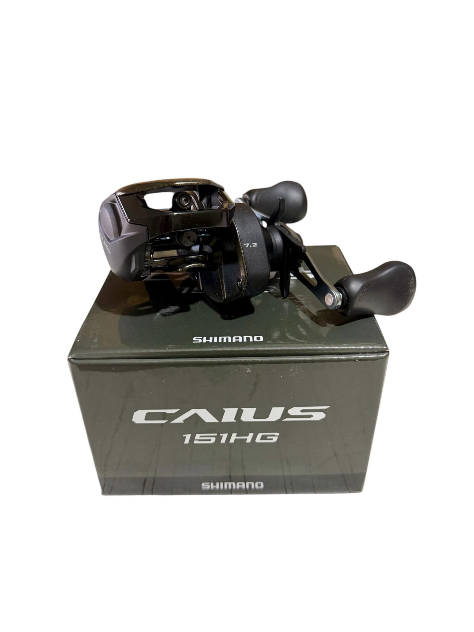 Reel Rotativo Shimano Caius 151 HG Izquierdo Color Negro
