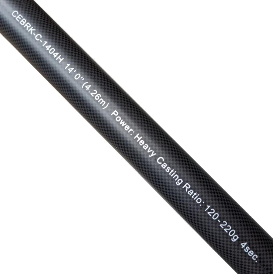 Caña Okuma Ceymar Black Rock Surf 4,26m 4 Tramos 120-220g Rotativo