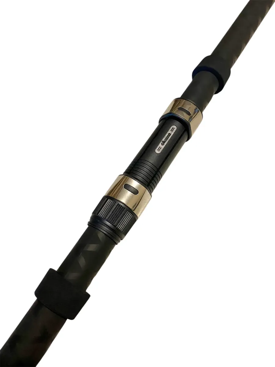 Caña Okuma Ceymar Black Rock Surf 4,26m 4 Tramos 120-220g Rotativo