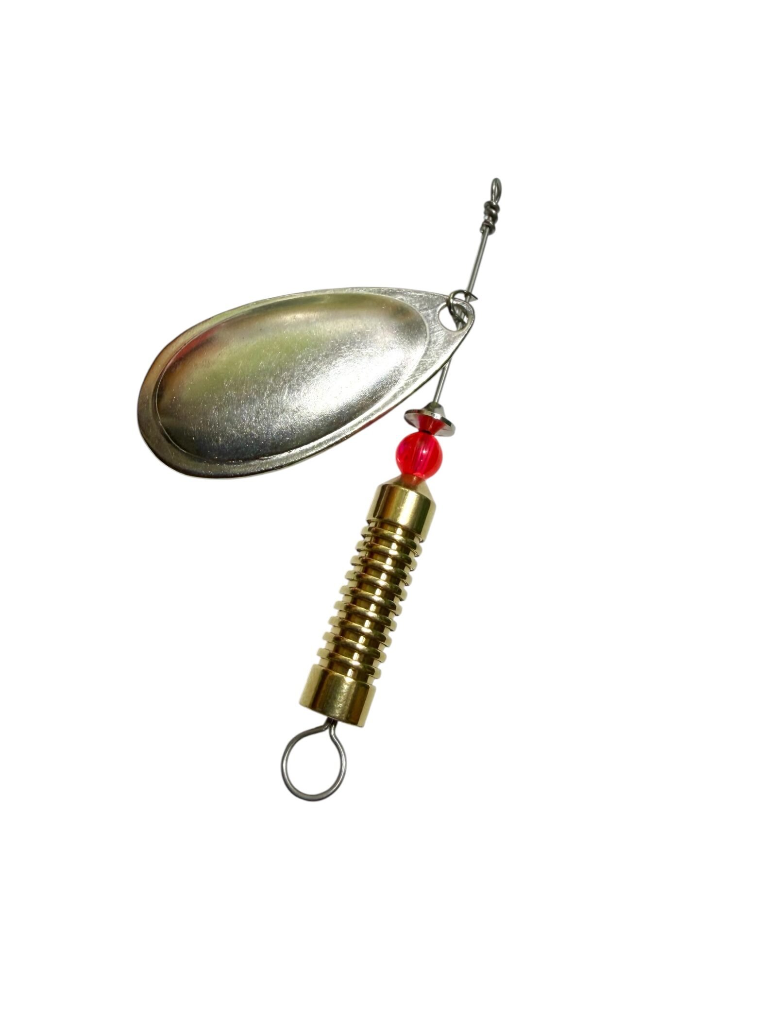 Cuchara Giratoria Ajustable En Medidas 4 y 5 + Goma Gozio + Anzuelo Off Set Lastrado