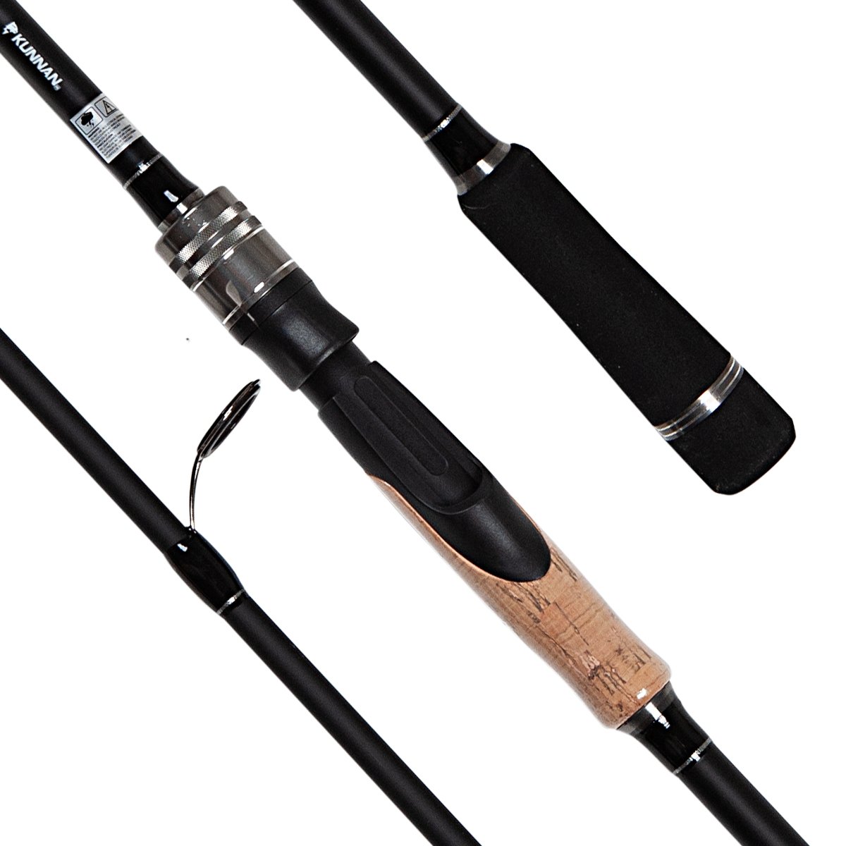 Caña De Pesca Kunnan Typhon 4 Tramos 10-20lbs Con Tubo De Transporte Spinning