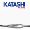 Anzuelo Katashi Worm OffSet Para Señuelos de Goma Con Peso Lastrados
