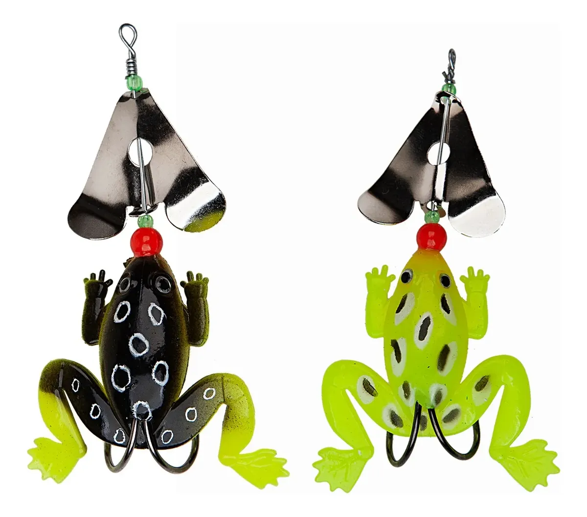 Señuelo Pesca Waterdog Rana Con Hélice x2 Unidades 4cm 10g Tararira