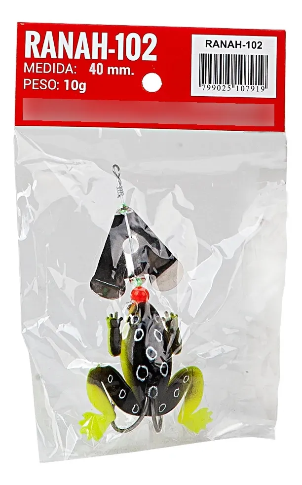 Señuelo Pesca Waterdog Rana Con Hélice x2 Unidades 4cm 10g Tararira