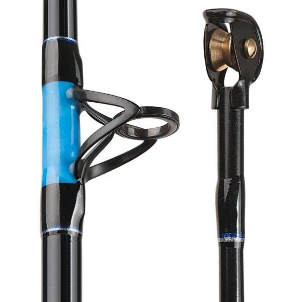 Combo De Pescar Embarcado Kunnan Ocean Deep 2.10m 80 lbs + Reel Rotativo de Fuerza