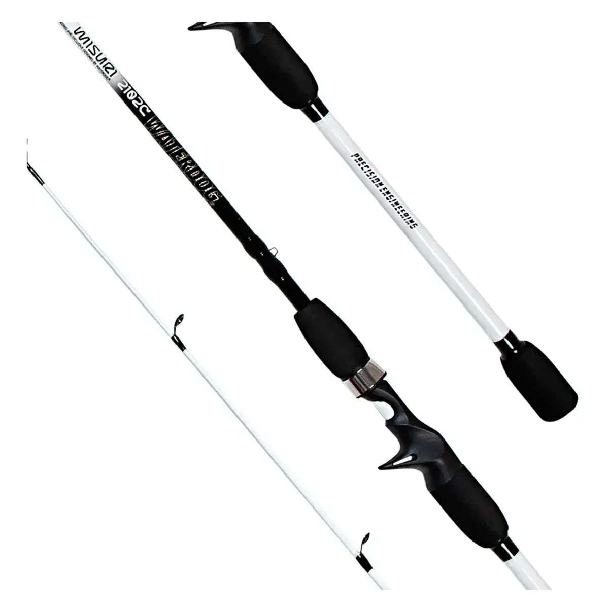 Combo Pesca Waterdog Caña Misuri 1.95m + Reel Vezel204 Izquierdo Reel Izquierdo