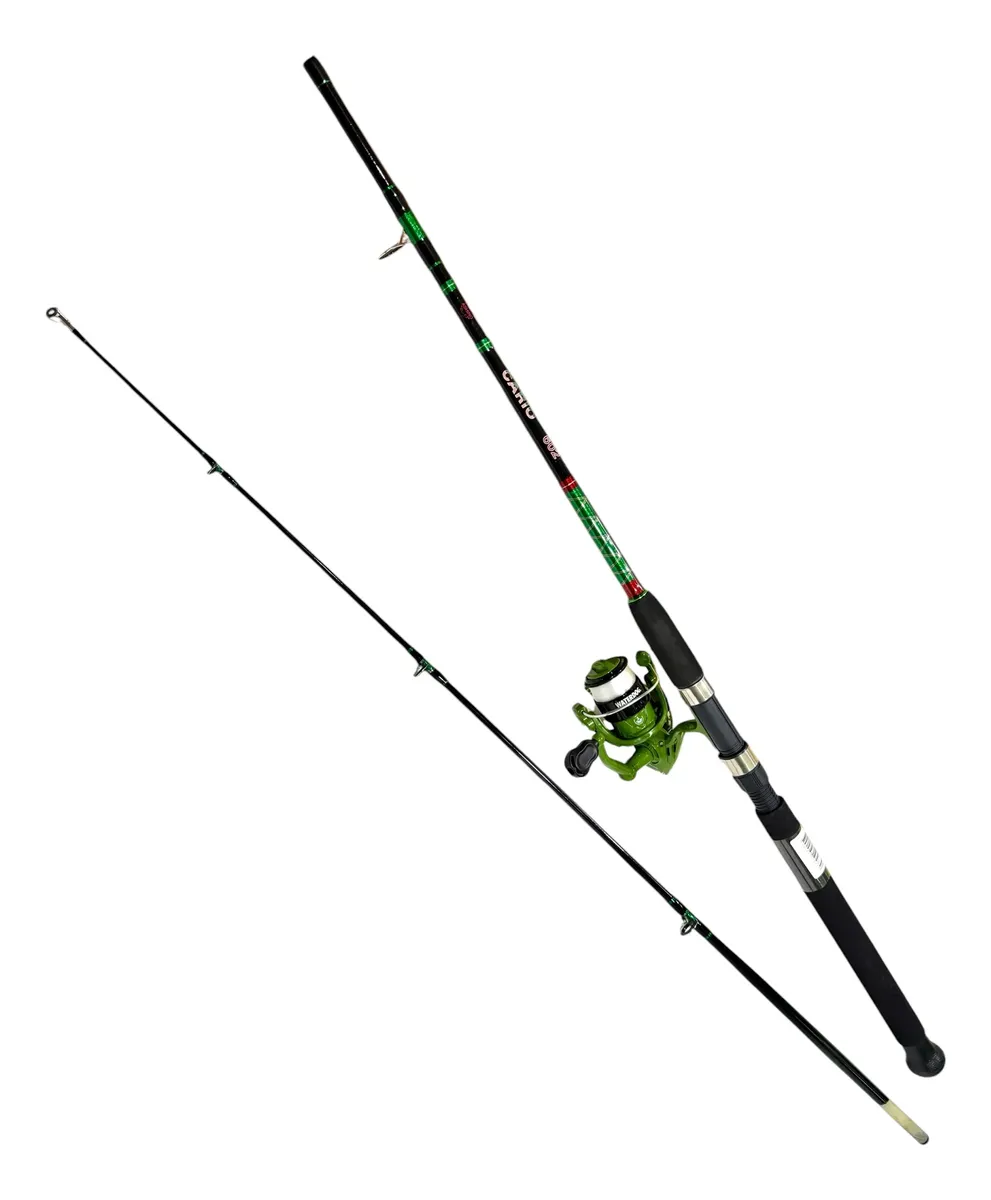 Combo Pesca Waterdog Caña Cario + Reel Acura + Nylon