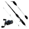 Combo Pesca Waterdog Caña Misuri 1.95m + Reel Vezel204 Izquierdo Reel Izquierdo