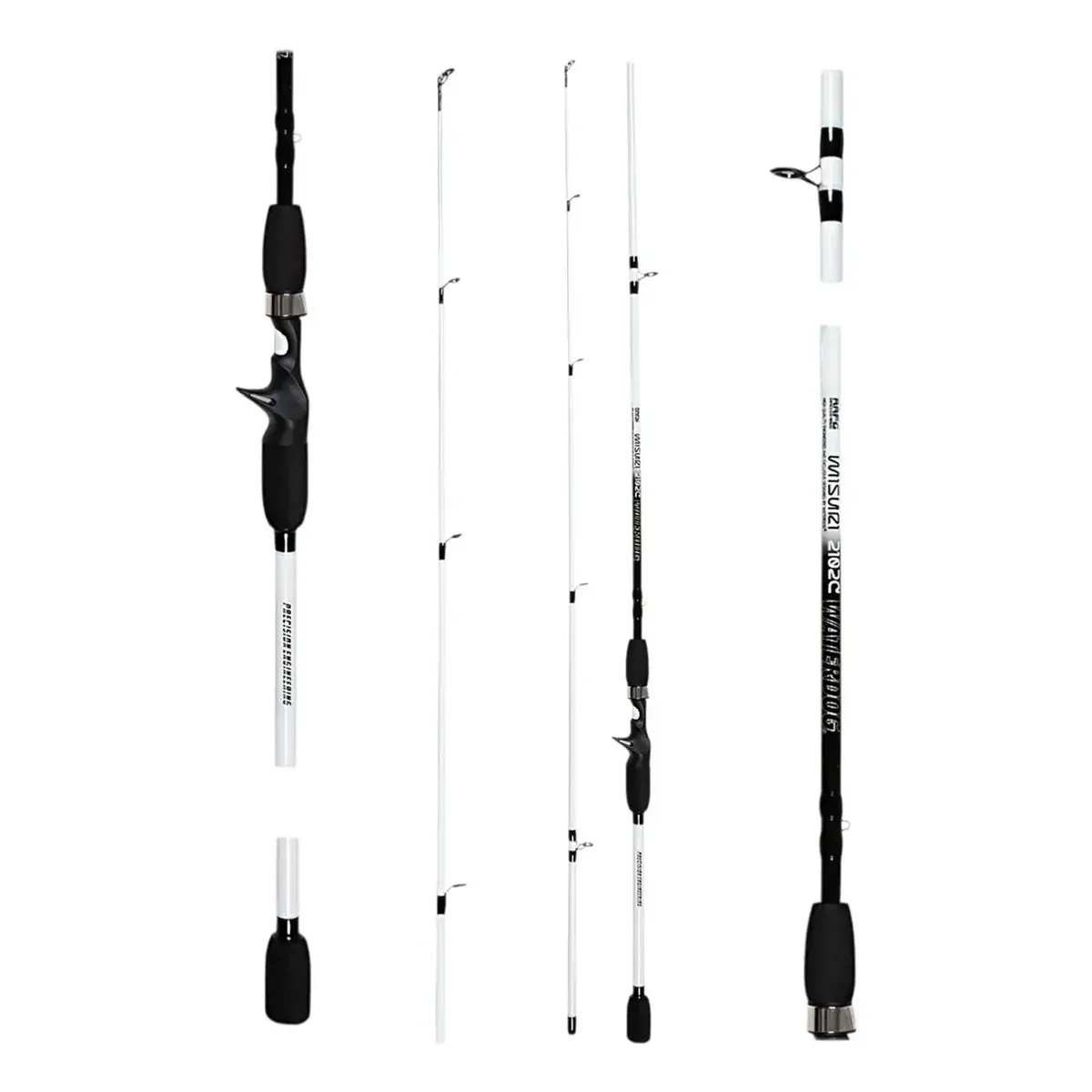 Combo Pesca Waterdog Caña Misuri 1.95m + Reel Vezel204 Izquierdo Reel Izquierdo