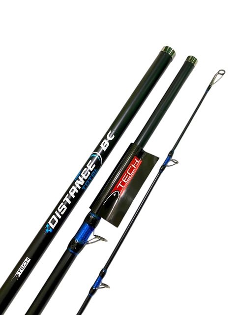 Caña Tech De Lance Distance Total 4,20m 100-200g 3 Tramos Para Rotativo