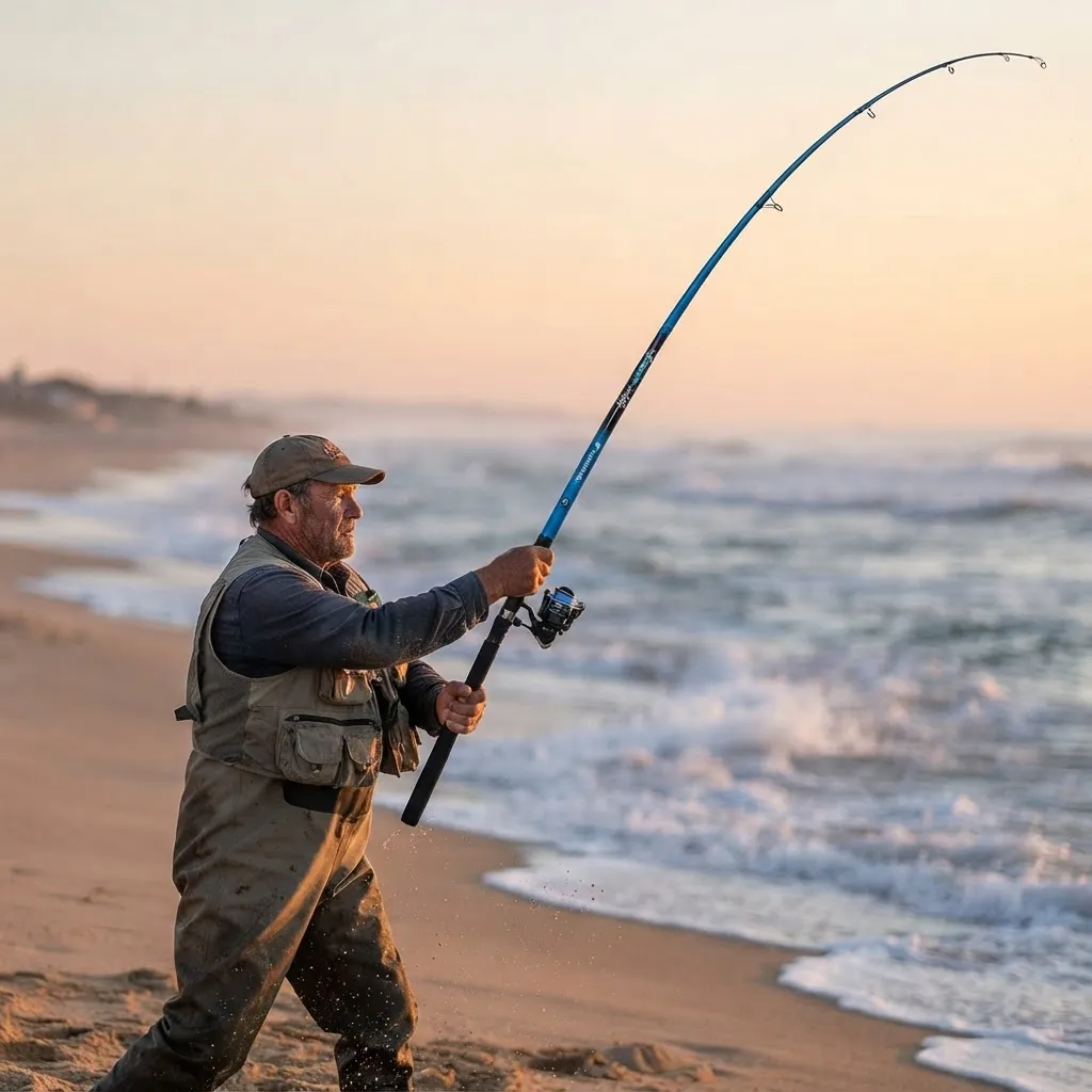 Caña Kunnan Glory 4.20m 3 Tramos 150-200gr Surfcasting Lance