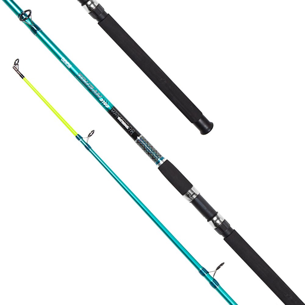 Caña De Pescar Waterdog Touran 1,80m 2 Tramos 100-200g Pesada