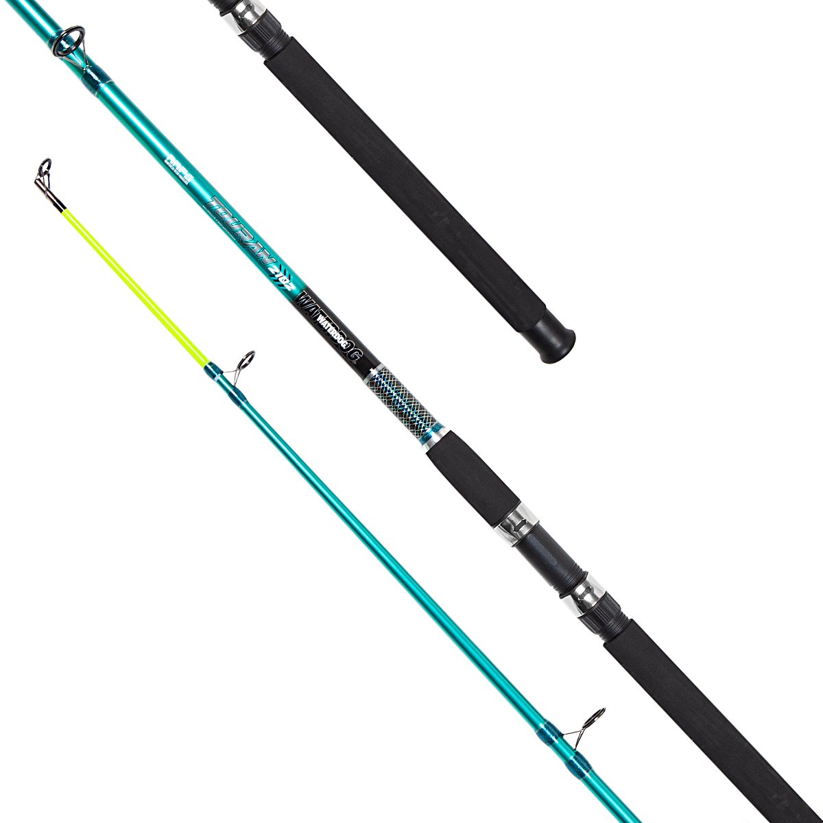 Caña De Pescar Waterdog Touran 1,80m 2 Tramos 100-200g Pesada