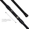 Caña Kunnan Eslora 4.10m 3 Tramos 250g Lance Mar Surfcasting