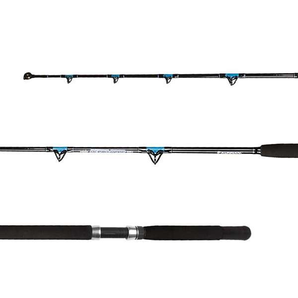 Combo De Pescar Embarcado Kunnan Ocean Deep 2.10m 80 lbs + Reel Rotativo de Fuerza