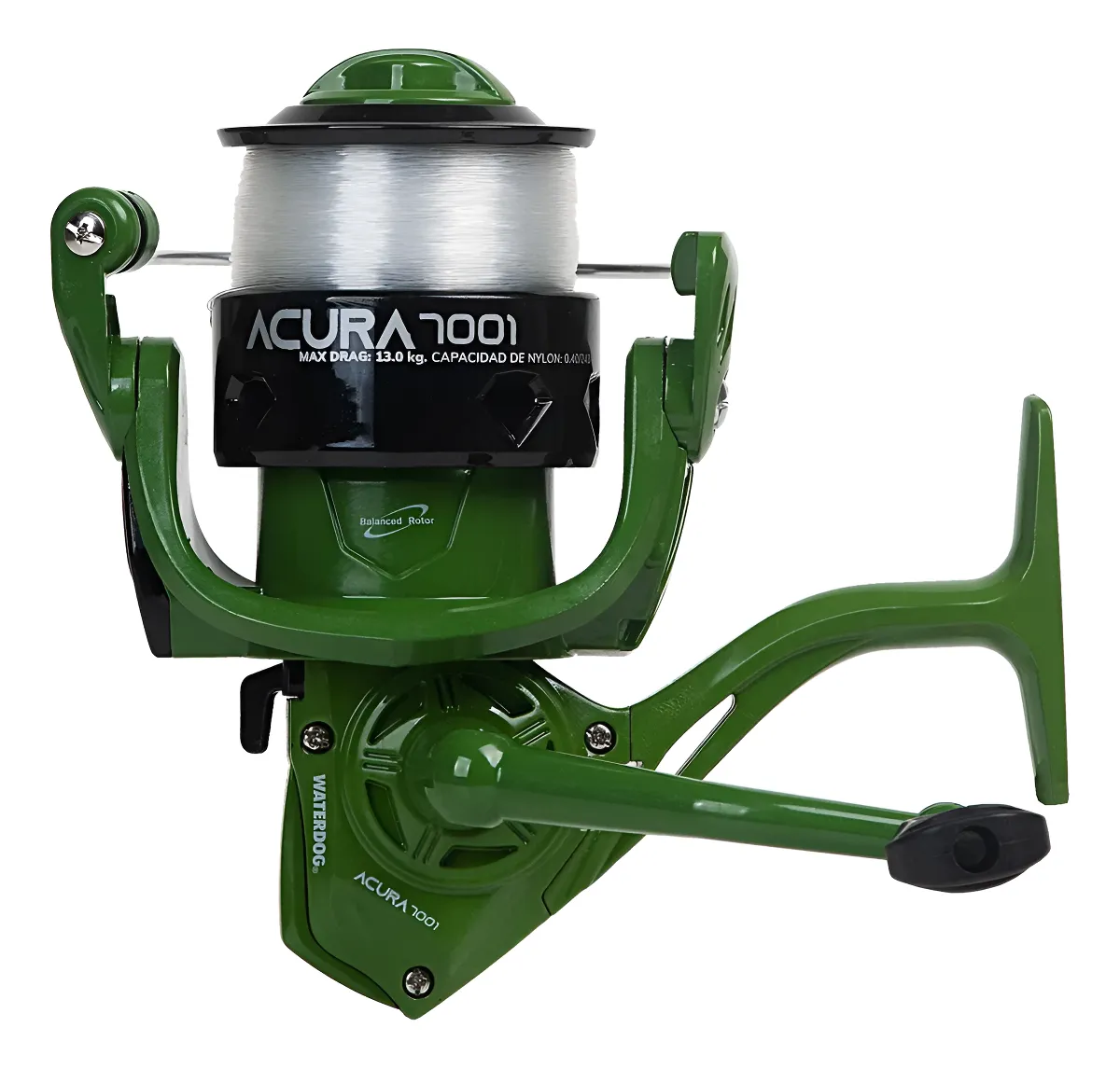 Reel Frontal Waterdog Acura 1 Rulemán Blindado Freno 9kg 3001/4001/5001