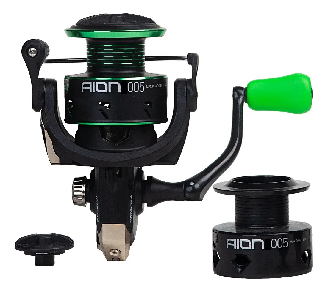 Reel Frontal Kunnan Aion 4005/5005 5 Rulemanes Variada Freno 7kg