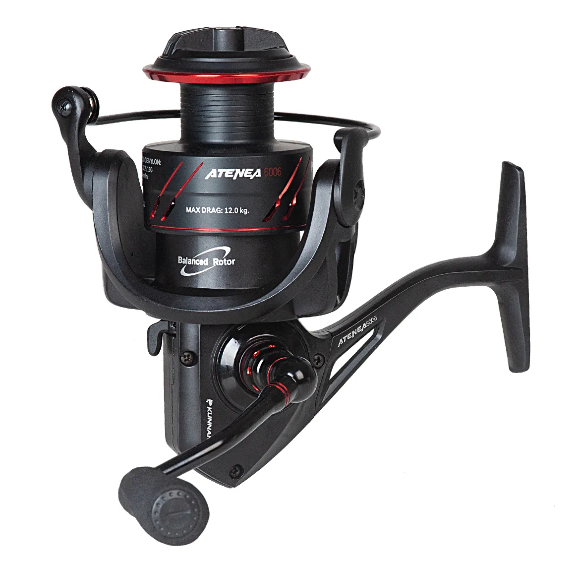 Reel Frontal Kunnan Atenea 6 Rulemanes Freno 9 Kg Variada