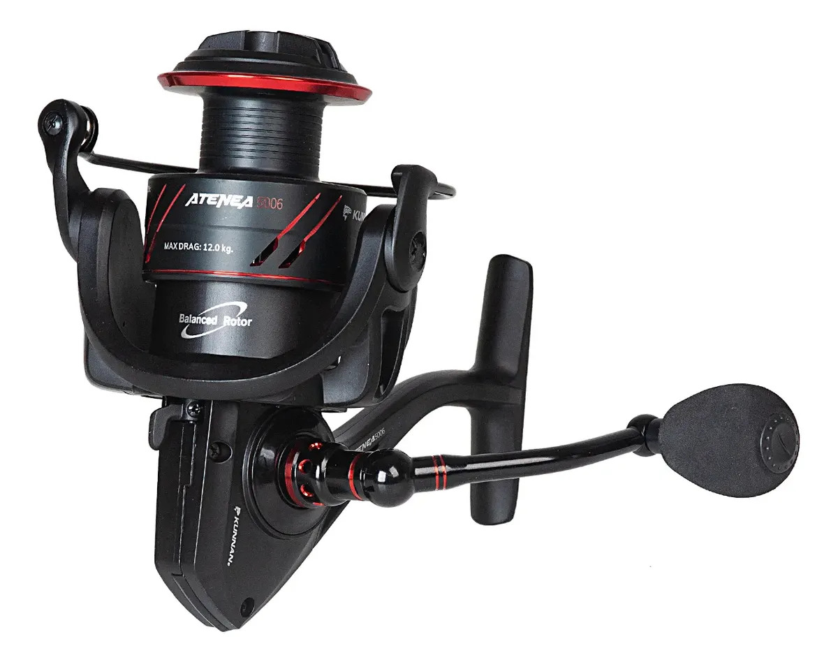 Reel Frontal Kunnan Atenea 6 Rulemanes Freno 9 Kg Variada