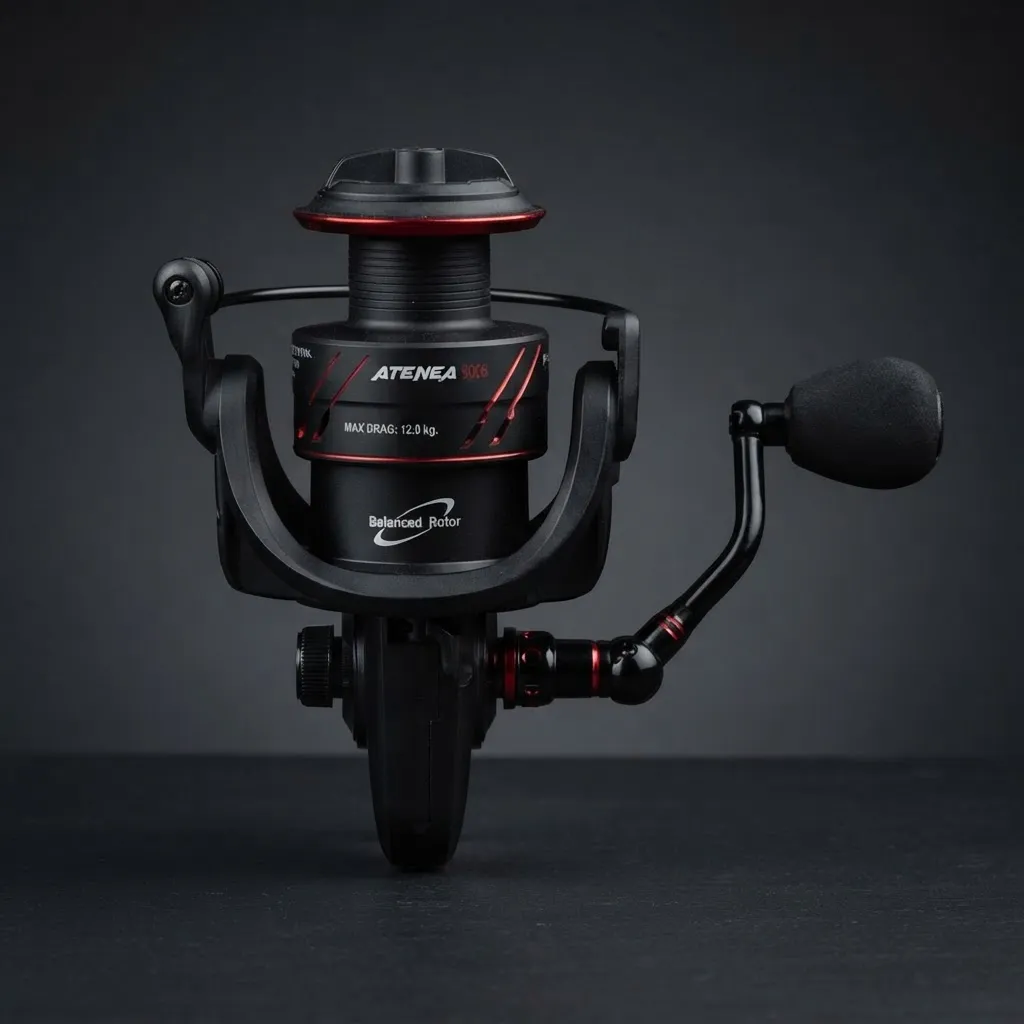 Reel Frontal Kunnan Atenea 6 Rulemanes Freno 9 Kg Variada