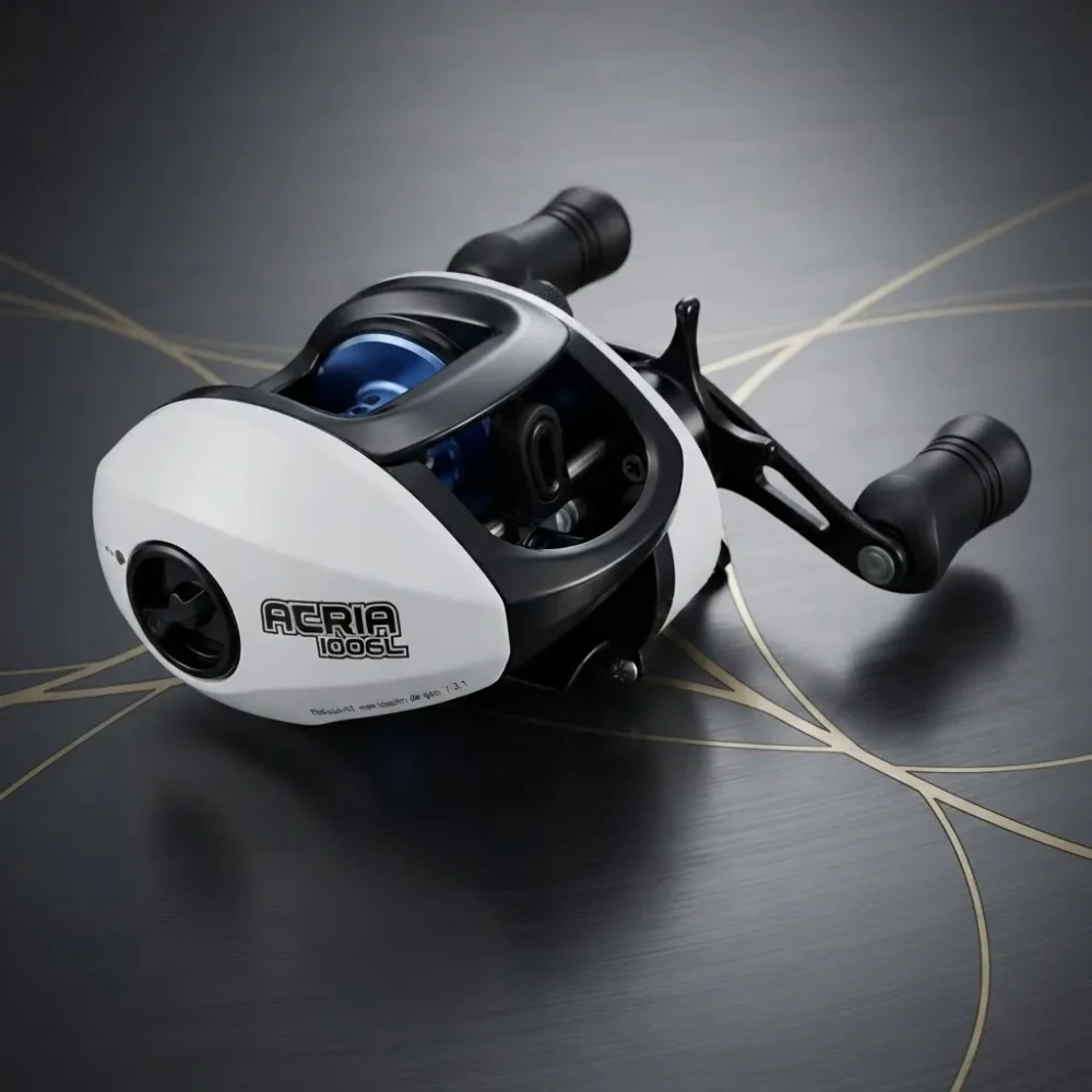 Reel Rotativo Kunnan Atria 1006 Baitcast Izquierdo 7.3:1