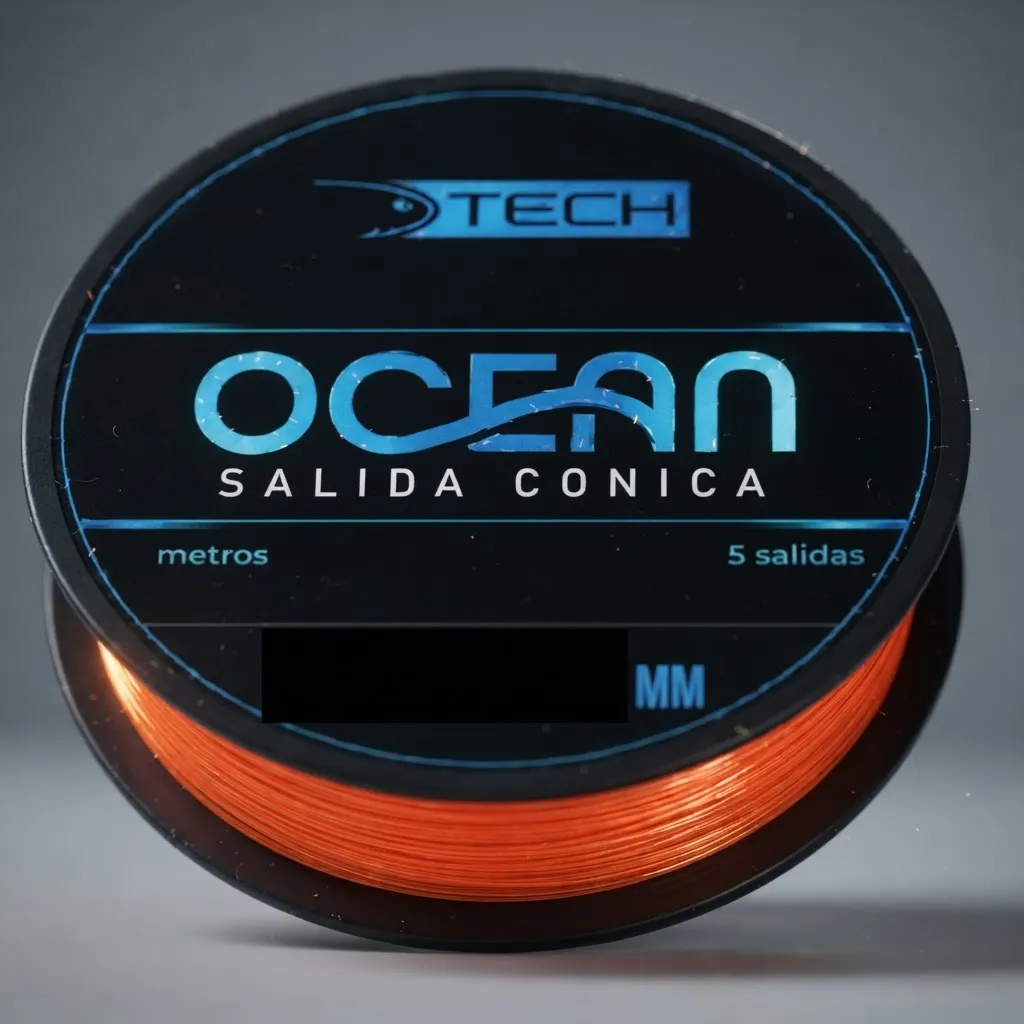 Nylon Salida Trafilada Cónica Tech Ocean 5 Unidades de 15 m De 35-70mm