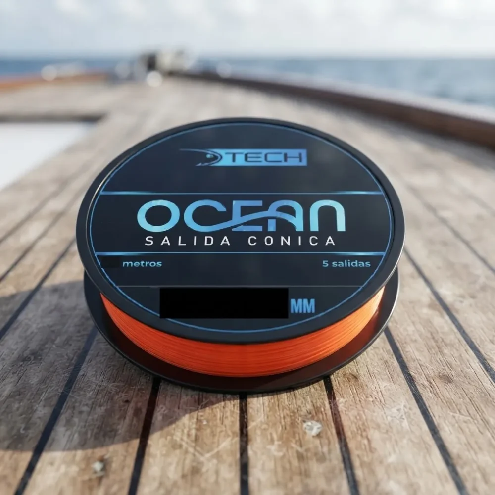 Nylon Salida Trafilada Cónica Tech Ocean 5 Unidades de 15 m De 35-70mm